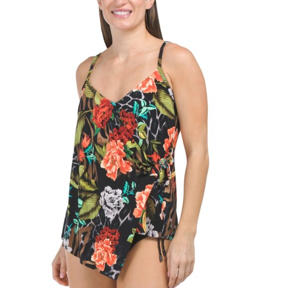 MAGICSUIT BY MIRACLESUIT multi Muse Carma Tankini Top - Picture 1 of 2